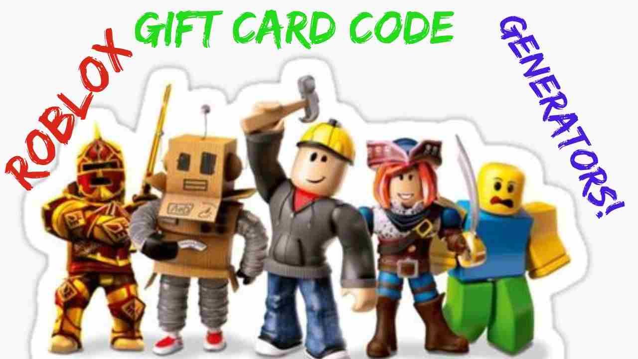 Roblox Gift Card Code